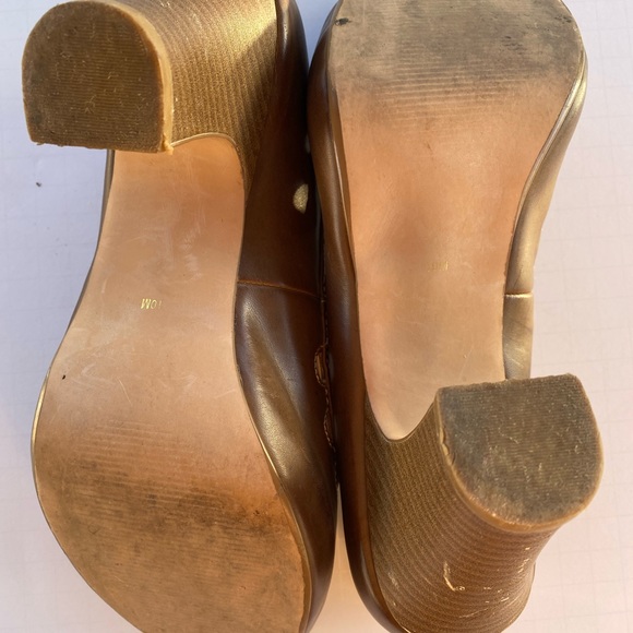 Mudd Heels Womens Size 10M Brown Round Toe Peep Toe Pumps - Picture 2 of 9